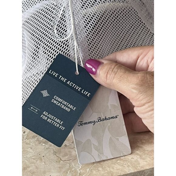 NWT Tommy Bahama Men's Baseball Cap Snap Back Margarita Recipe Mesh Back Gray - Picture 7 of 8